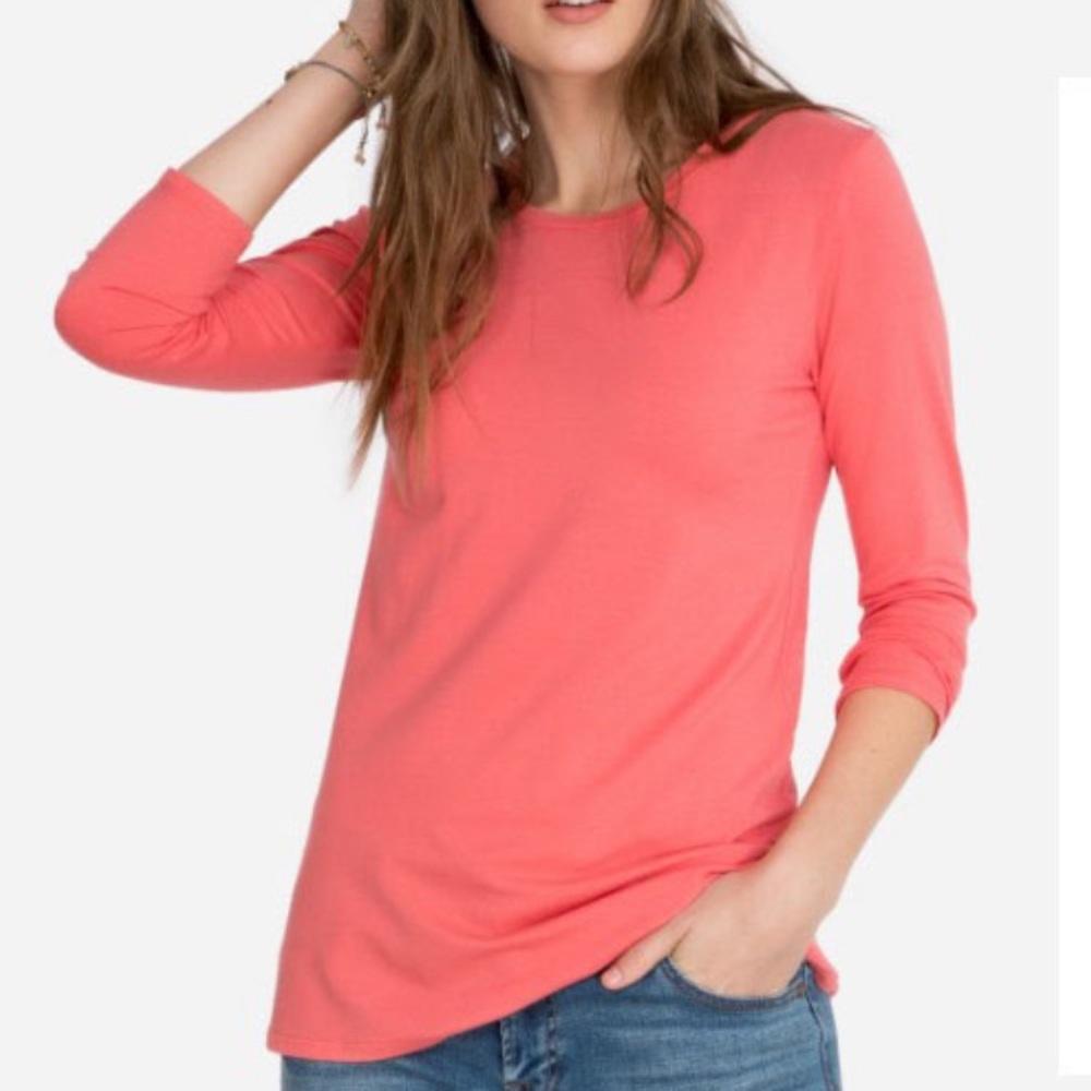 🌙JOHNNY WAS Calme Basic 3/4 Sleeve tee🌙
